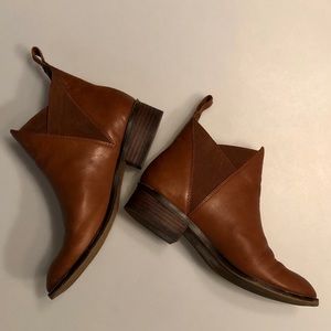 Aldo Chelsea Brown Leather Boots